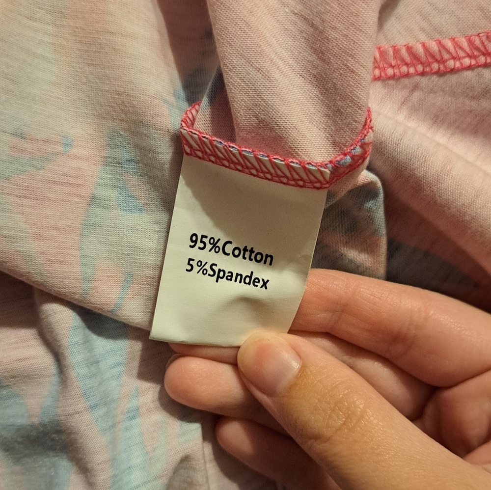 Ouges Size M Bright Pink Floral Halter Neck Casua… - image 3